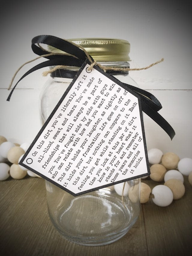 Jar of Dirt BASEBALL boys Team Printable Instant Download Digital Art Motivational Memory Sentimental Quote Sign Senior Gift