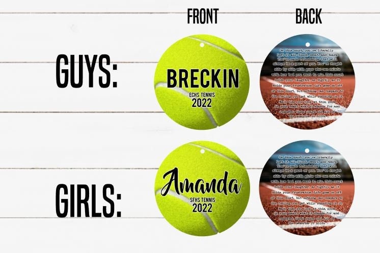 Personalized TENNIS Team Personalized Metal Tag Motivational Memory Sentimental Quote Sign Senior Gift, Tennis Player Team Gifts Jar of Dirt
