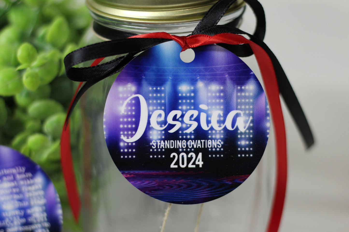 Competitive Dance Personalized Metal Tag On This Stage Quote, Motivational Memory Sentimental Gift, High School Senior Dance Competition