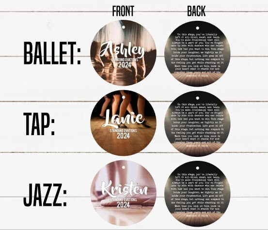 Dance Personalized Metal Tag On This Stage Quote, Motivational Memory Sentimental Gift, High School Senior, Ballet Tap Jazz Dancer Recital