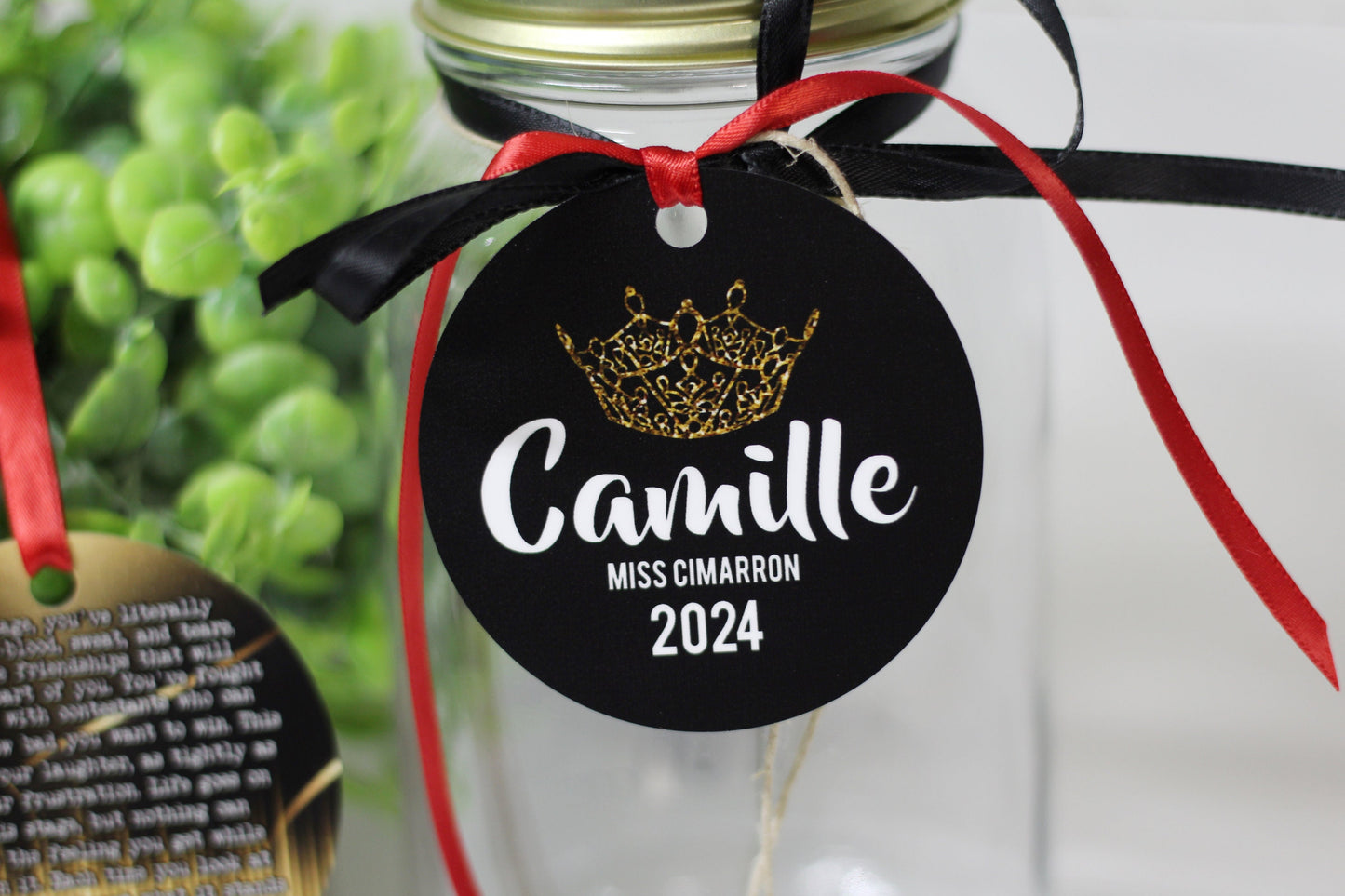 Pageant Personalized Metal Tag On This Stage Quote, Motivational Memory Sentimental Sign, High School Senior Gift, End of Pageant Gifts