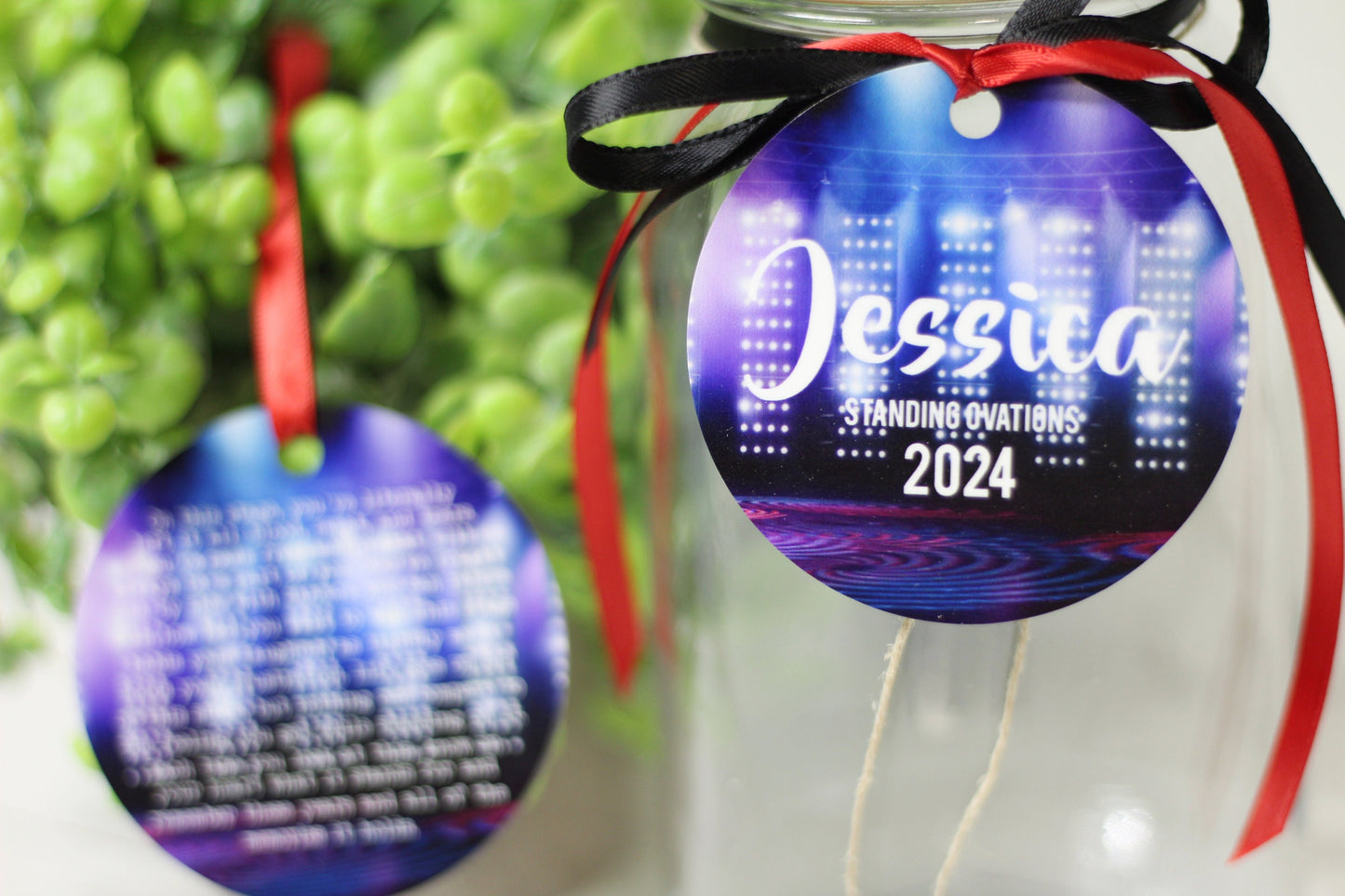 Competitive Dance Personalized Metal Tag On This Stage Quote, Motivational Memory Sentimental Gift, High School Senior Dance Competition