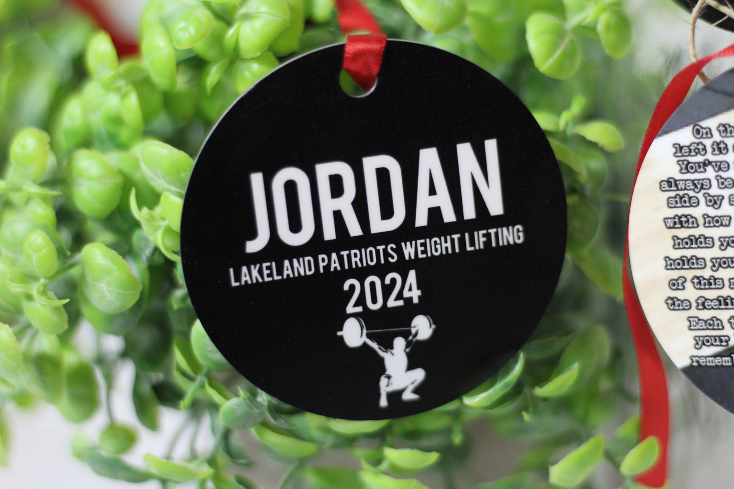 Power Lifting Team Personalized Metal Tag On This Mat Quote, Motivational Memory Sentimental, High School Senior Gift, Lifting Team Gifts